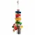 Produktbild för FLAMINGO Fågelleksak hängande Bell flerfärgad 52 cm