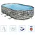 Produktbild för Bestway Poolset Comfort Jet Series oval 610x366x122 cm