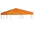 Produktbild för Paviljongtak 310 g/m² 3x3 m orange