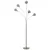 Produktbild 3 för Golvlampa 200 cm 5 x E14 silver 