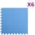 Produktbild för Skyddsmatta 6 st 2,16 ㎡ EVA-skum blå