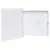 Produktbild för Nyckelskåp med magnetisk tavla vit 35x35x5,5 cm