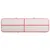 Produktbild 4 för Uppblåsbar gymnastikmatta med pump 800x100x20 cm PVC rosa