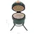 Produktbild 12 för Kamado Rökgrill 2-i-1 keramik 56 cm grön