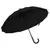 Produktbild för Paraply automatisk svart 105 cm 