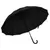 Produktbild för Paraply automatisk svart 120 cm