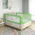 Produktbild för Sängskena för barn grön 100x25 cm tyg
