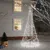 Produktbild för Julgran med metallstång 500 LED kallvit 3 m
