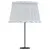 Produktbild 4 för Lampskärm vit Ø45x28 cm korgmaterial