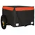 Produktbild 4 för Cykelvagn svart och orange 30 kg järn