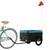 Produktbild 3 för Cykelvagn svart och blå 30 kg järn