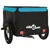 Produktbild 8 för Cykelvagn svart och blå 30 kg järn