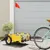 Produktbild för Cykelvagn transport gul oxfordtyg och järn