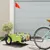 Produktbild för Cykelvagn transport grön oxfordtyg och järn