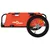 Produktbild 6 för Cykelvagn transport orange oxfordtyg och järn