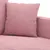 Produktbild 6 för Soffa 2-sits rosa 140 cm sammet