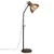 Produktbild 4 för Golvlampa 25 W antik mässing 30x30x100-150 cm E27