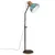 Produktbild 2 för Golvlampa 25 W nött blå 30x30x100-150 cm E27