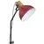 Produktbild 8 för Golvlampa 25 W nött röd 30x30x100-150 cm E27