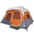 Produktbild 6 för Campingtält ljusgrå orange mörkläggningstyg LED