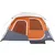 Produktbild 7 för Campingtält ljusgrå orange mörkläggningstyg LED