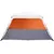 Produktbild 9 för Campingtält ljusgrå orange mörkläggningstyg LED