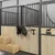 Produktbild för Hopfällbart sadelställ väggmonterat svart järn