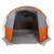 Produktbild 6 för Campingtält tunnel 4 personer grå och orange vattentätt