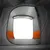 Produktbild 10 för Campingtält tunnel 4 personer grå och orange vattentätt