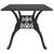 Produktbild 6 för Trädgårdsbord svart 150x90x72 cm gjuten aluminium